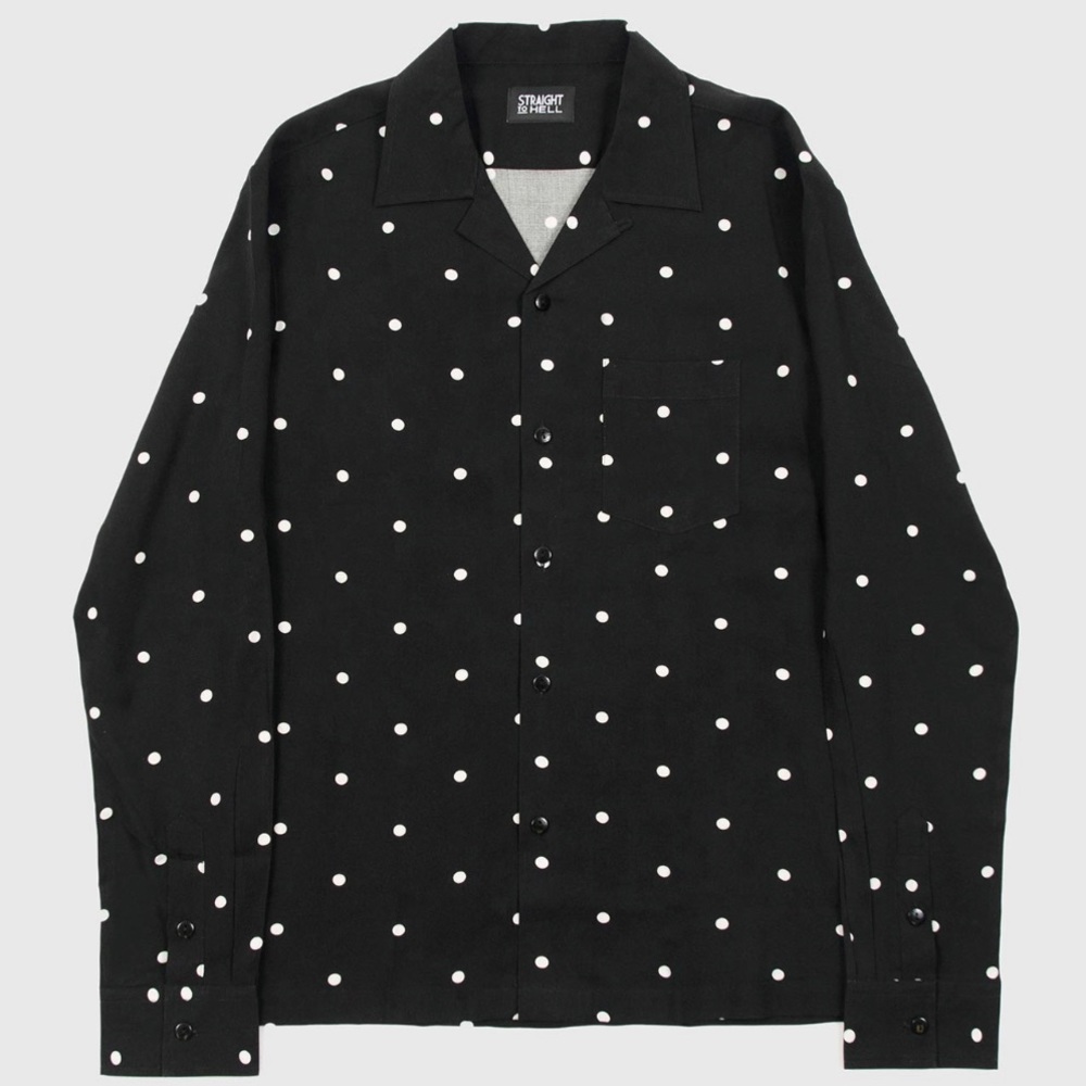 Brand New Polka Dot Blouse Button Up